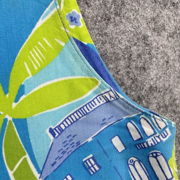 Lilly Pulitzer Negresco Serenade Frog Palm Shift Dress Size 6 White Label Resort - Picture 12 of 12